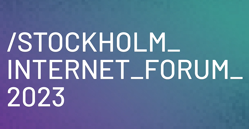 Logga SIF - Stockholm Internet Forum 2023