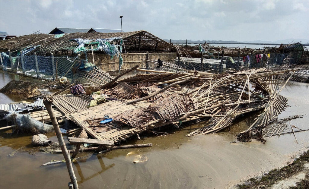 Myanmar efter cyklon 14 maj 2023