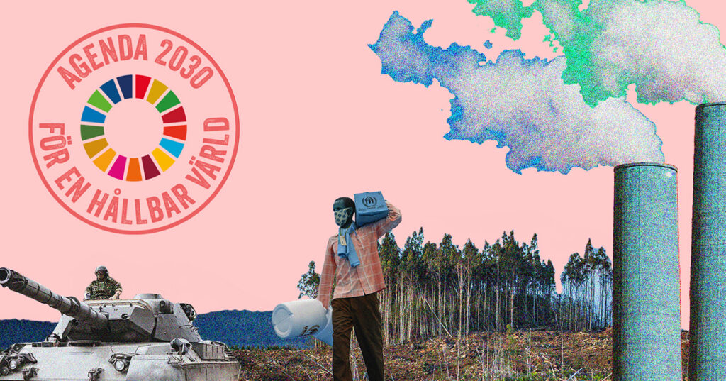 Illustration för Globala torget på Bokmässan i Göteborg.