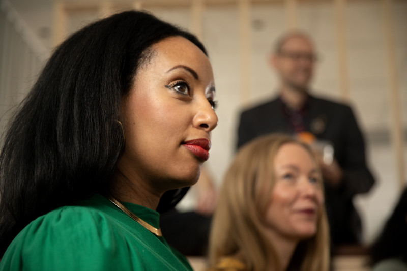 Medarbetare på Sida på kontoret i Rissne.