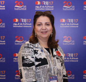 Rawan Damen, generalsekreterare för ARIJ.